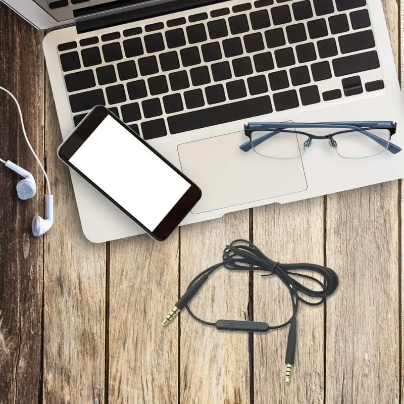 سلك سماعة رأس 270B مع أدوات تحكم متكاملة خفيفة الوزن ل QC35 QC25 OE2I