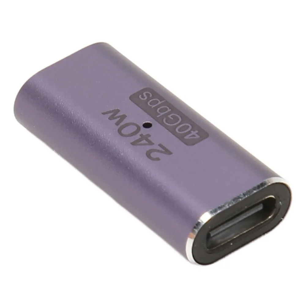 2PCS Universal 240W USB4.0 C Female to Female Adapter 40Gbps High-Speed USB Type C Coupler 8K 60Hz USB4 Adapter Gaming Devices
