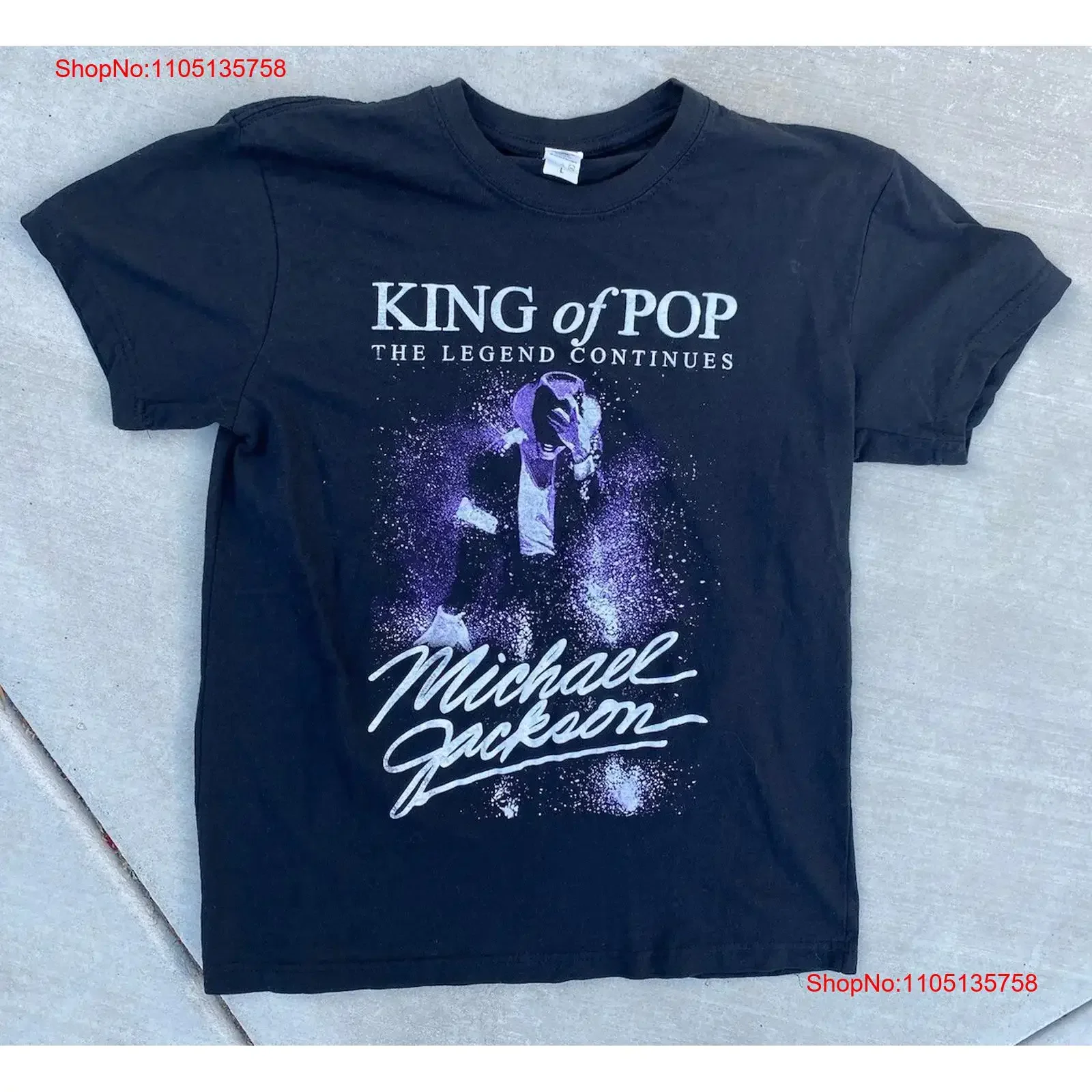 Michale Jackson Memorial T Shirt Size Large vintage Washed Stretched homme streetwear Versatile graphic Stylish Soft Casual