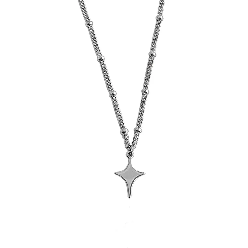 العصرية Ins نمط ستار المختنق قلادة قلادة سلسلة عنق سترة سلسلة للنساء الرجال موضة مجوهرات اكسسوارات الحفلات