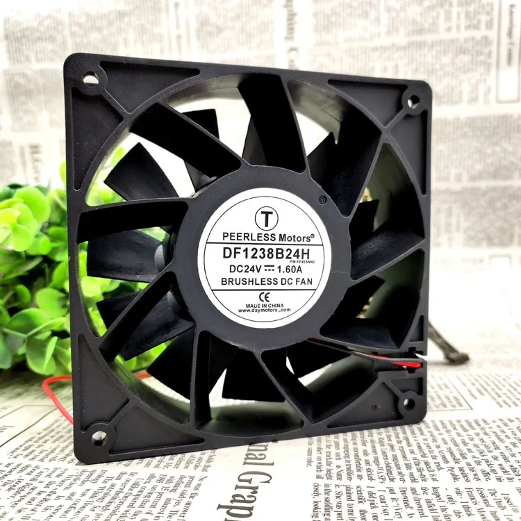 ORIGINAL PEERLESS DF1238B24H DC24V 1.60A 12CM INVERTER FAN