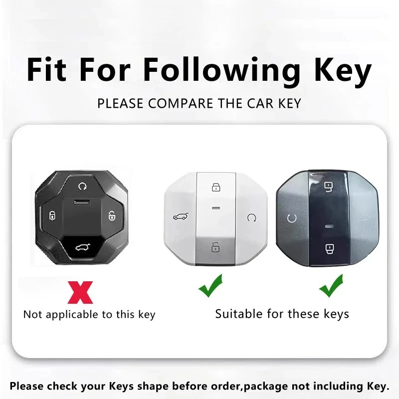 Zinc Alloy Car Key Cover for Jetour Traveller T1 T2 2025+ 2026 Freedom Freer Remote Case Shell Keychain Holder Fob Accessories