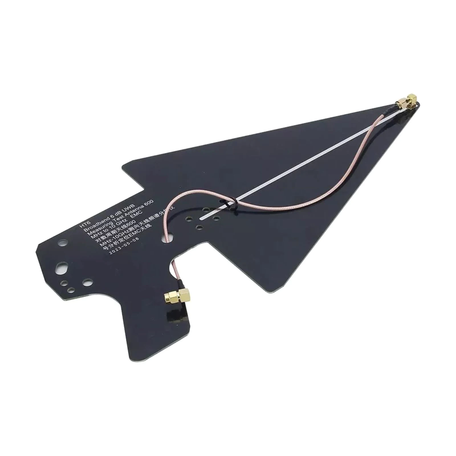 HT6 Log Periodic Antenna for EMC Test 0.6-10GHz Signal Analysis Localization Kit