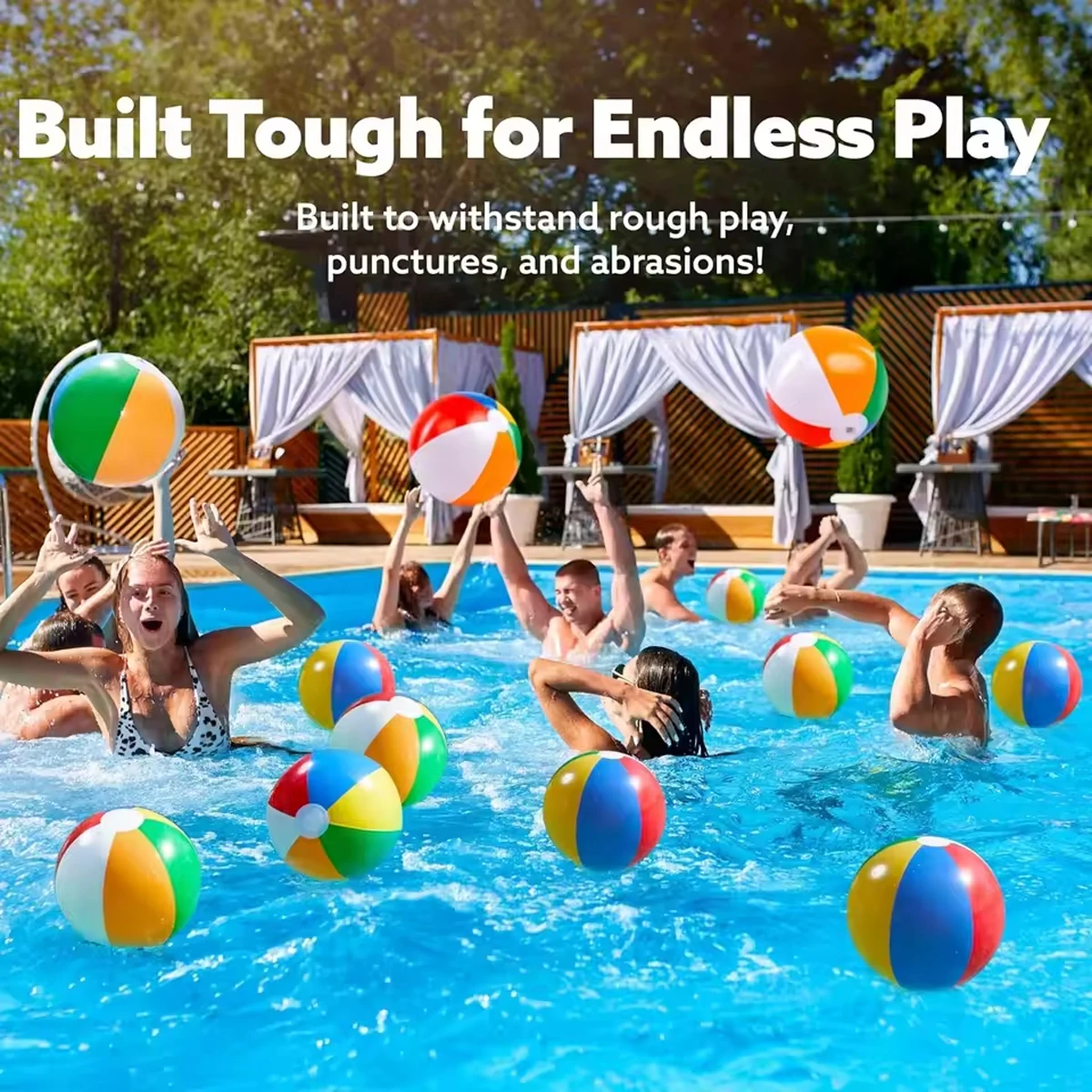 Globos inflables de verano para niños, pelota de playa para vocación hawaiana, piscina al aire libre, juguete interactivo para fiesta, 1 ud.