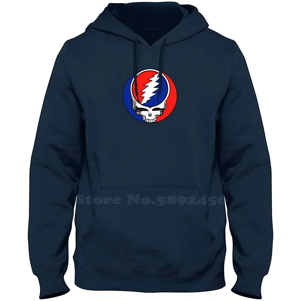 Make Red Color 100% Pure Cotton Hoodie Phish Jerry Garcia Dead Heads Music Bob Weir Deadhead Steal Your Face 70S Deadheads