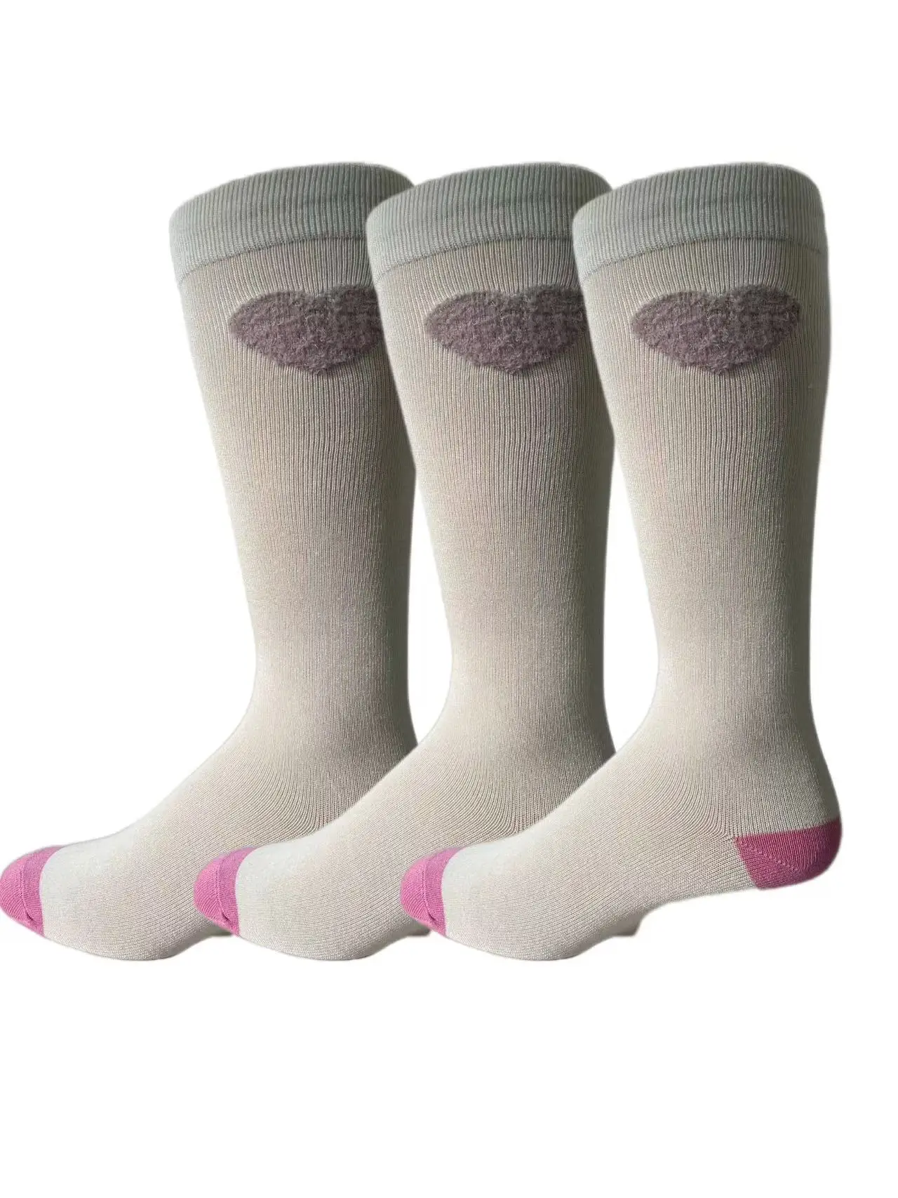 Senhoras meninas quatro estações meia casual fibra verde material ecológico anti-microbiano e absorção função coração design de moda