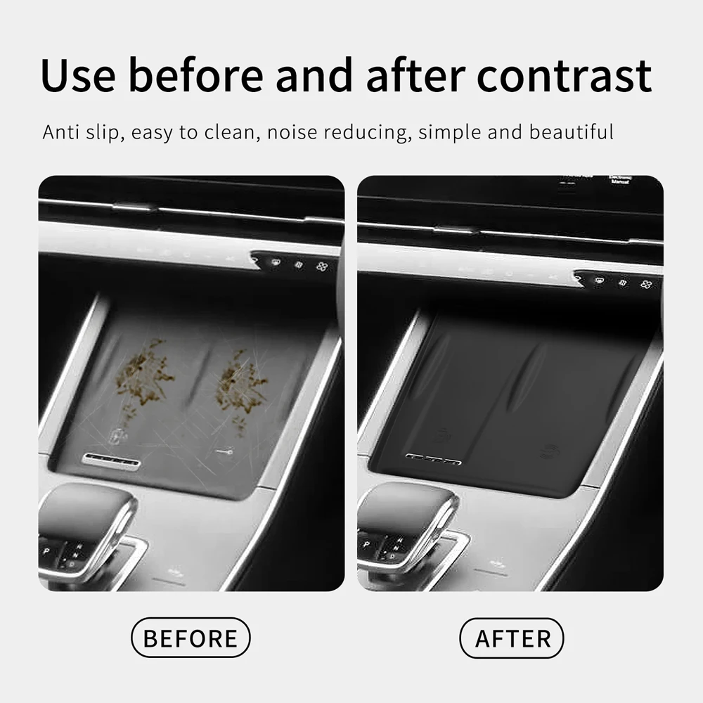 For Chery OMODA C5 (Fuel Version)2022-2025 Anti-slip Pad Protective Pad Wireless Charging Pad Silicone Car Phone Charger Mat