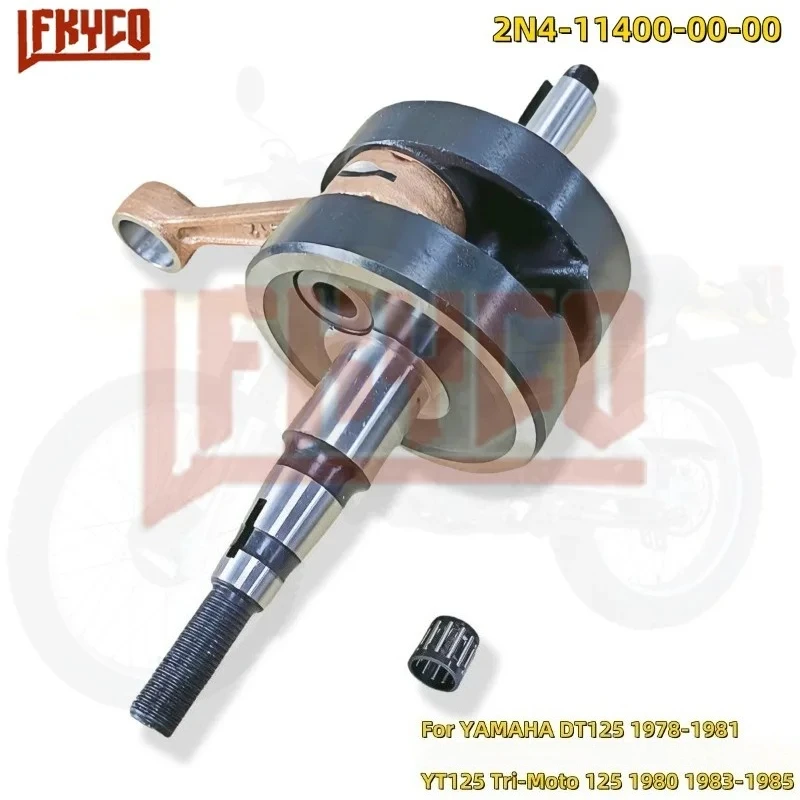 

Motorcycle Crankshaft Engine Parts Assembly Crank Shaft Kit for YAMAHA DT125 DT 125 1978-1981 YT125 Tri-Moto 125 2N4-11400-00-00