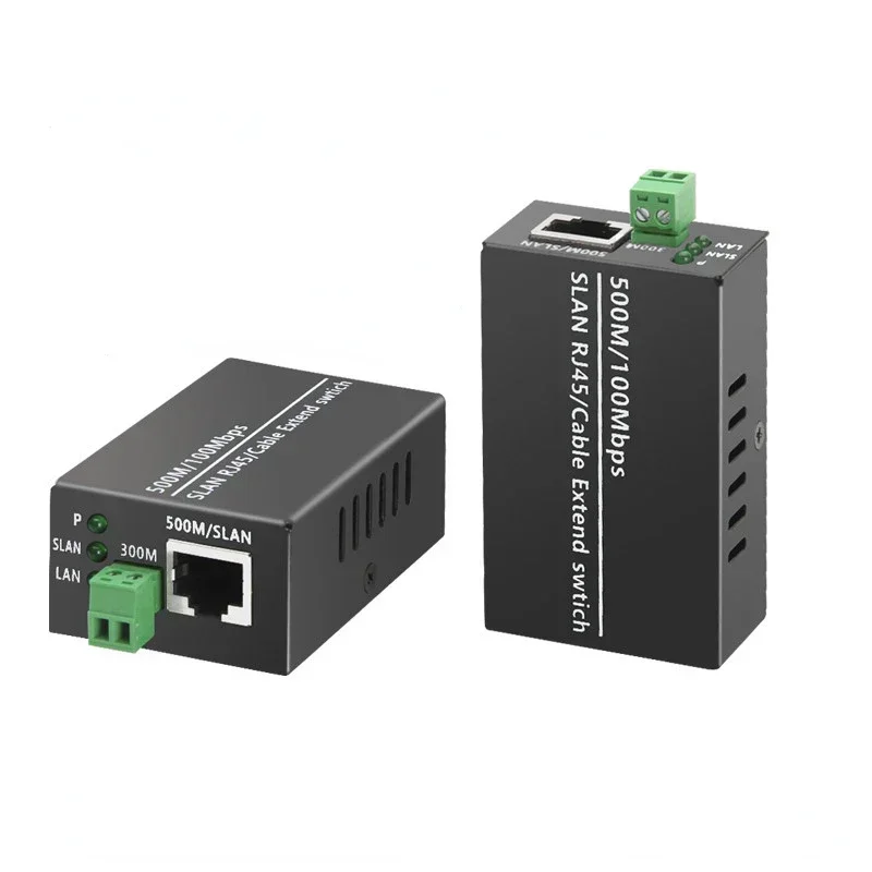 Ethernet IP Extender Over Coax HD Network Kit EoC Coaxial Cable Transmission Extender for Security CCTV Cameras