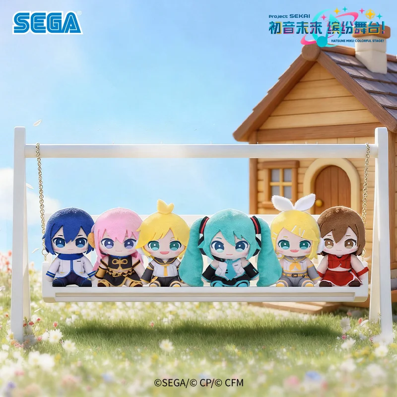 

Оригинальная игра Sega Hatsunemiku Colorfulstage! Набор плюшевых игрушек Кагамине Рин и Кагамине Лен: милые игрушки для девочек, коллекционные подарки