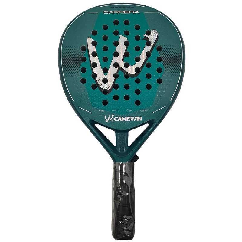 The new Padel racket Paddle racket 100% carbon fiber EVA elastic memory foam core Tennis racket Carbon fiber padel racket Gift