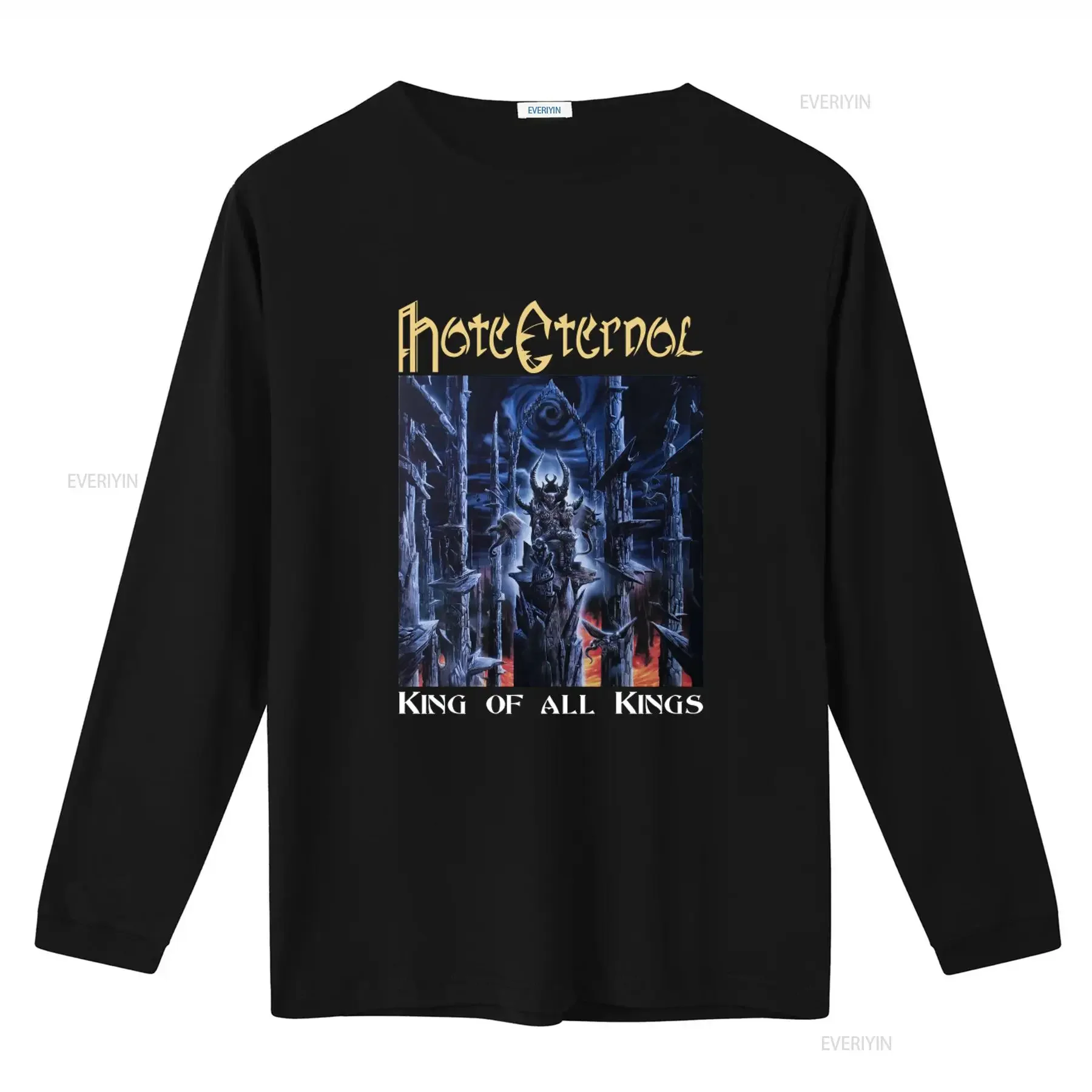 Vintage Hate Eternal American Death Metal Band King Of All Kings 2002 XL Size T Shirt vintage Washed Breathable Stretched