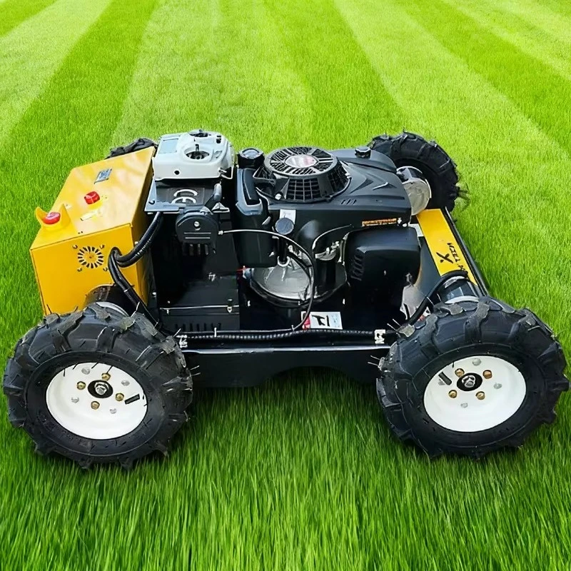 For~High Quality Remote Control Wheel Lawn Mower Garden Remote Control Lawn Mower Small Home Wheel Zero-Turn Lawn Mower
