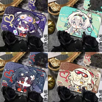 1Pcs Game Honkai: Star Rail Firefly Dr. Ratio Blade Jing Yuan Rectangle badge Brooch Pin Cosplay Badge Decoration gift