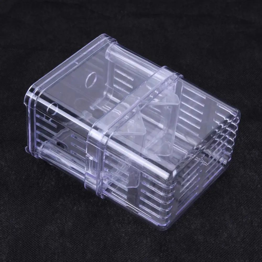 2 Sizes Fish Breeding Isolation Box Double-Deck Clear Fish Breeding Isolation Box Aquarium Breeder Fish Tank Hatching Fish Tank