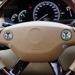 Car Steering Wheel Control Switch Push Button decoration repair Cover For Mercedes Benz W221 S Class 2006-2012 Auto Accessories