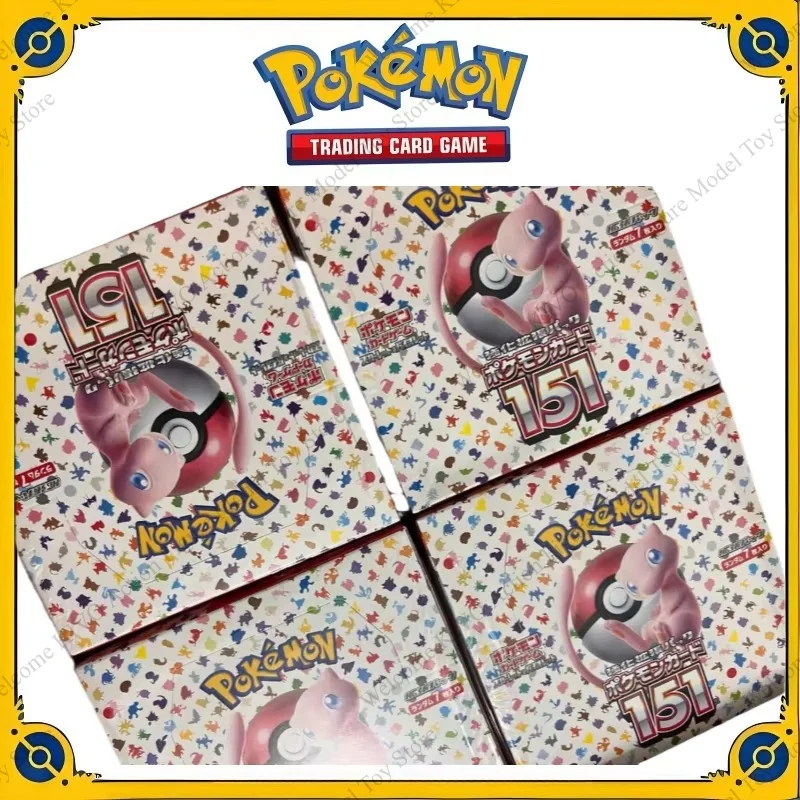Neu auf Lager PKM SV2a 151 Japanische Booster Box 20 Packungen Versiegelt PTCG Sammelkarten Kanto Sammlerstück Geschenk
