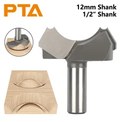 12MM 12.7MM Shank Quartz Sand Double Dragon Ball Bit Router Bit Carbide for Wood Woodworking Milling Cutters Face Mill End Mill