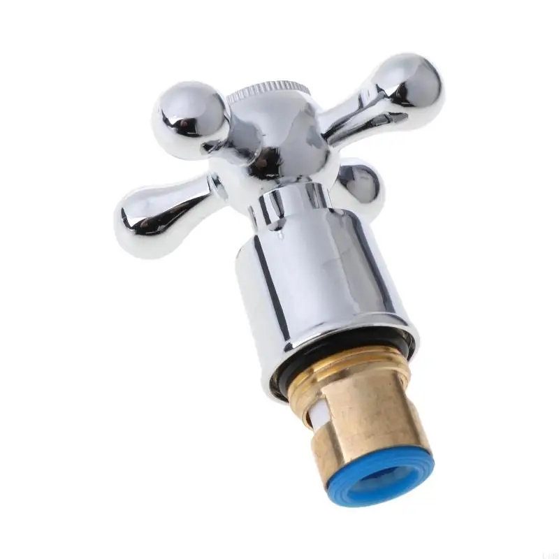 L4MB Faucet Kamar Mandi Untuk Pegangan Silang Faucet Trim Untuk Katup Bath Wastafel Faucet Handle Untuk Faucet Dapur, Lavatory,