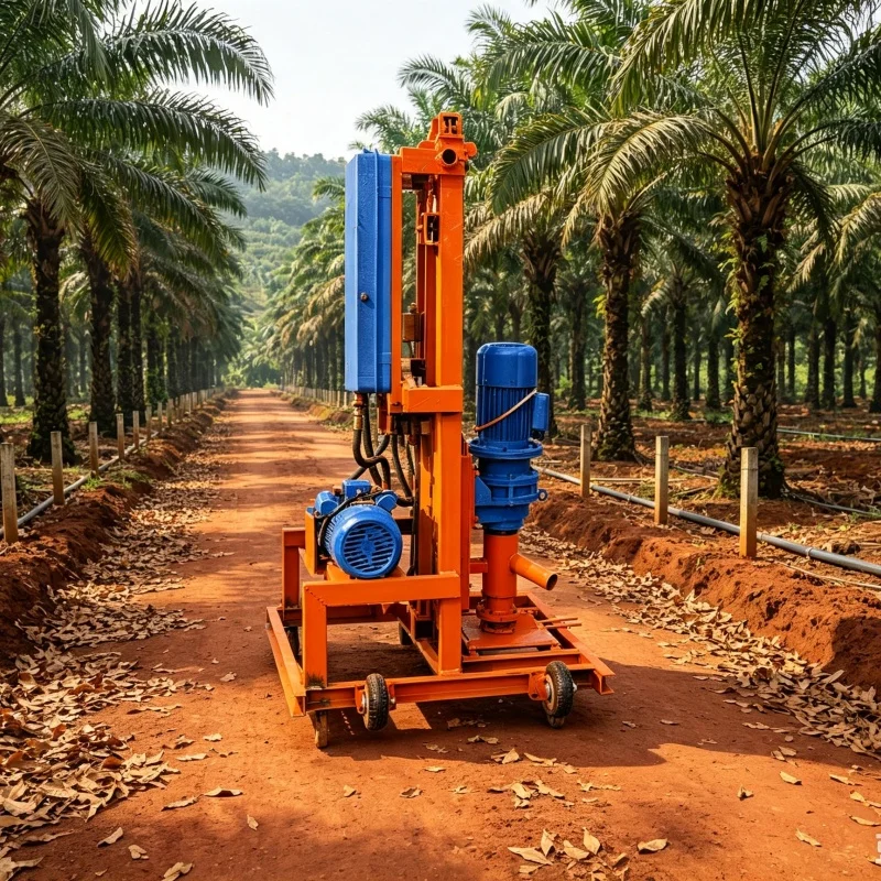 Customized  Hydraulic Winch Water Well Drilling Rig, Drilling Equipment for Orchard & Farmland Irrigation Shallow‑deep Wells