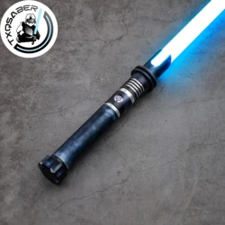 TXQSABER Lightsaber New RGB Pixel 12 Colors Changing Jedi Heavy Dueling Smooth Swing Light Sword Metal Hilt Adult Cosplay Toys