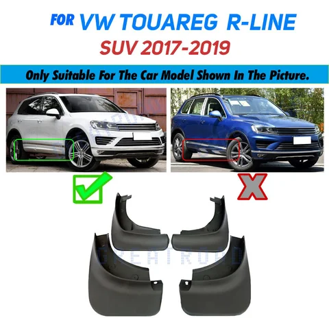 Для Volkswagen VW Touareg R-line 2017 2018 2019: Брызговики, защита от грязи, автомобильные аксессуары