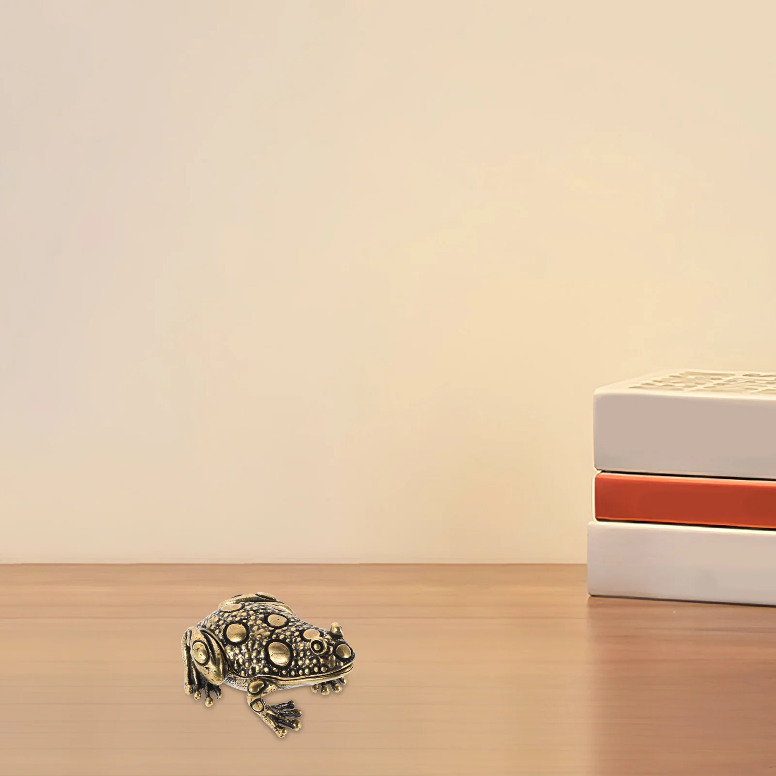 

Brass Toad Jewelry Box Vintage Trinket Storage Case Decorative Treasure Container Small Ring Holder Decor