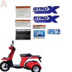 Pegatinas decorativas para motocicleta, calcomanías con logotipo para carrocería de coche, para HONDA GYRO-X 50, toldo giroscópico de tres ruedas