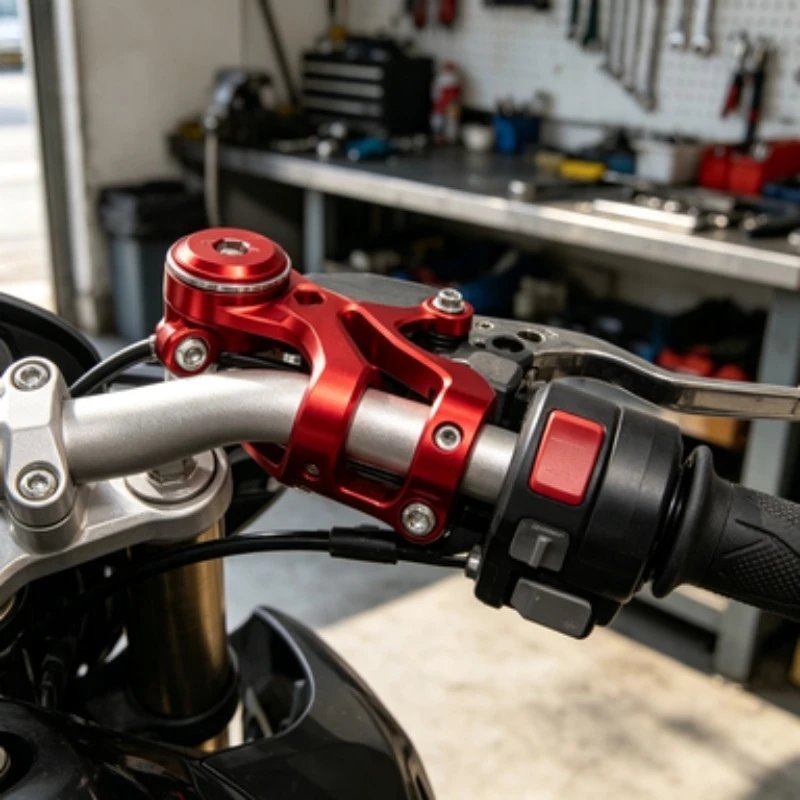 Motorcycle Handlebar Clamp 28Mm Handguard Mount Bracket Universal Aluminum Alloy Replacement Accessory