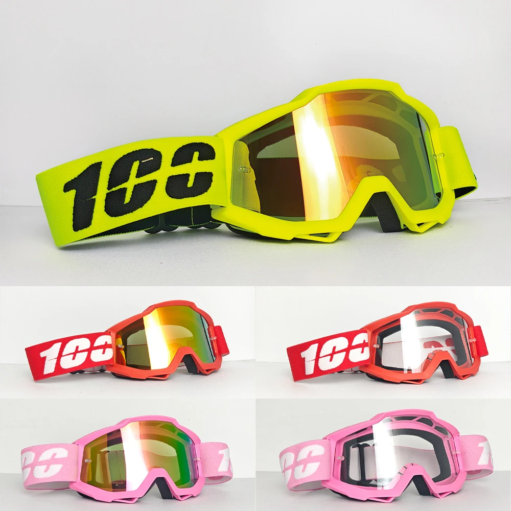 

Fashion 100 Men Women Four Season Ski Glasses: High Definition Lenses Windproof Sandproof Breathable All Day Outdoor Skiing