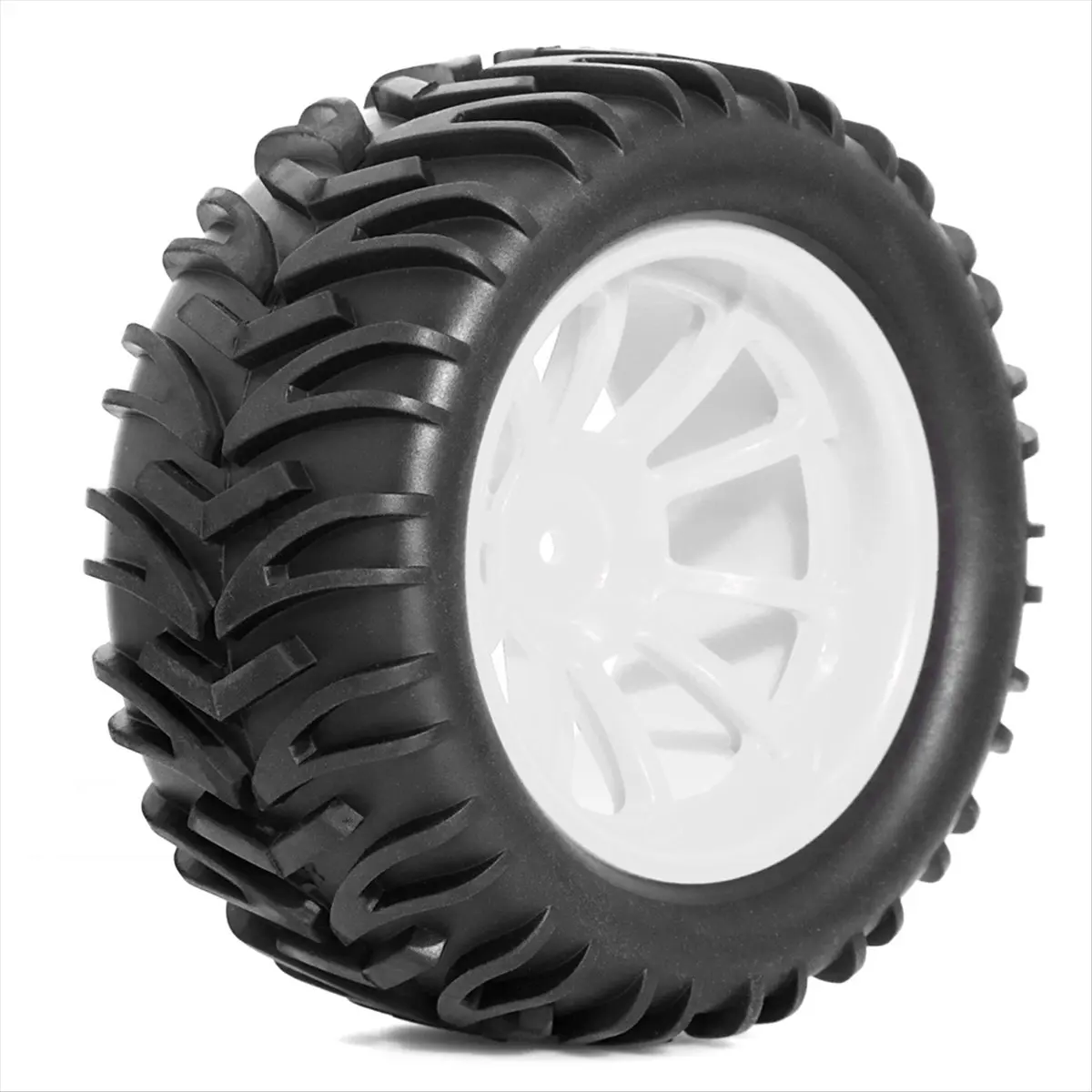 

Шины и колеса ABKM RC для радиоуправляемых грузовиков 1/10, красные