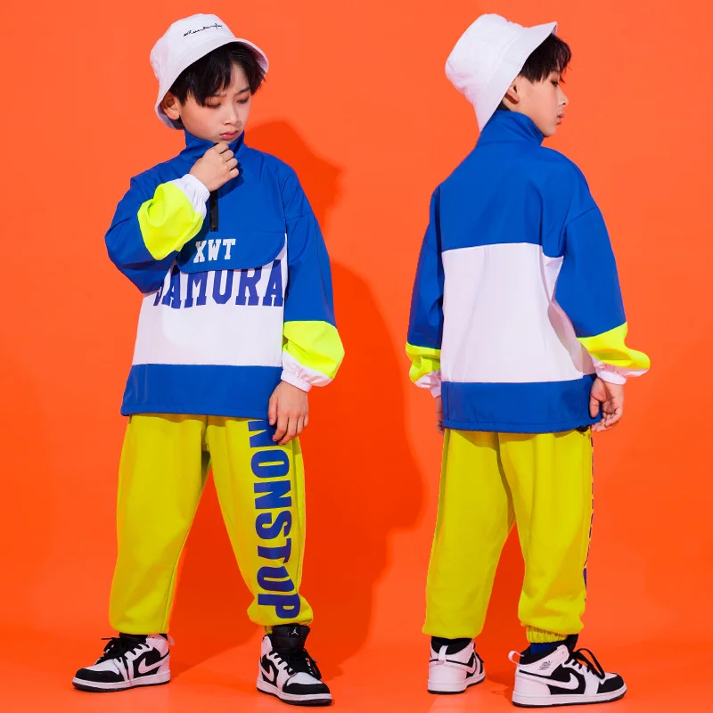 New year's Day children's hiphop clothing fashion children's clothing autumn and winter hip hop style suit boys' Spring Festival