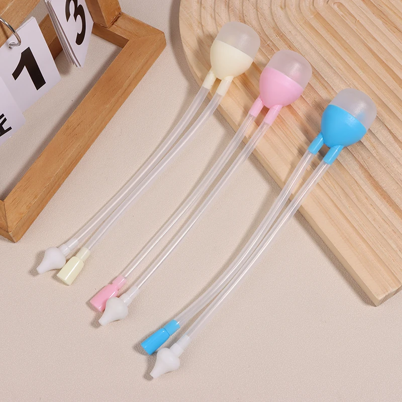 Mouth Suction Nasal Aspirator for Baby Infant Cleaning Nose Inhaler Nasal Mucus Clean Pipe Anti-reflux Nasal Aspirator
