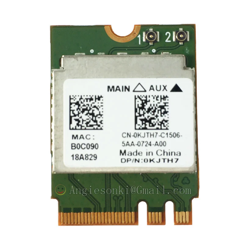 PP+ FOR Dell Inspiron 20 15  14  11 Laptop BT 4.0 combo M.2 WIFI WLAN Card  KJTH7 DW1801