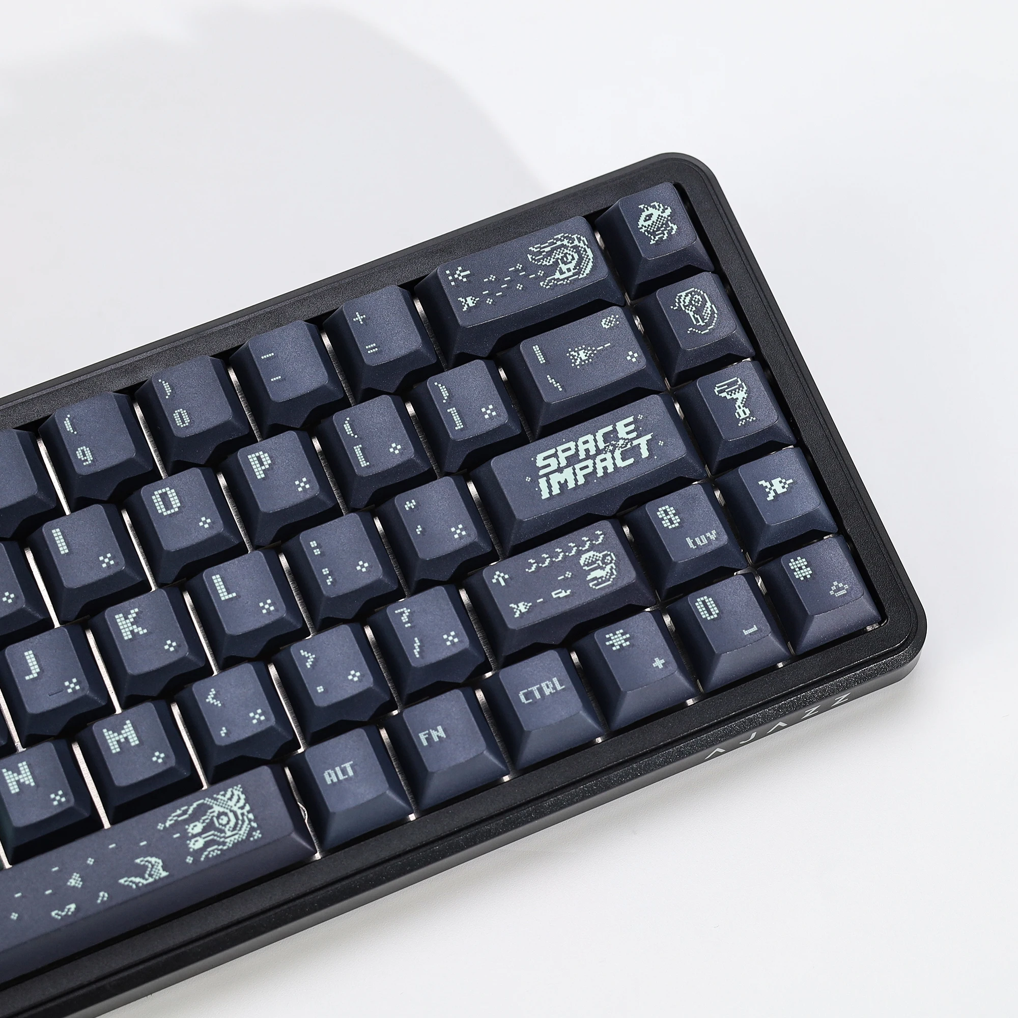 KBDiy Space Impact Keycaps Retro Cherry Profile Alice PBT 7u Keycap Custom für MX Magnetic Switch Gaming Mechanical Keyboard KIT – Detail 13