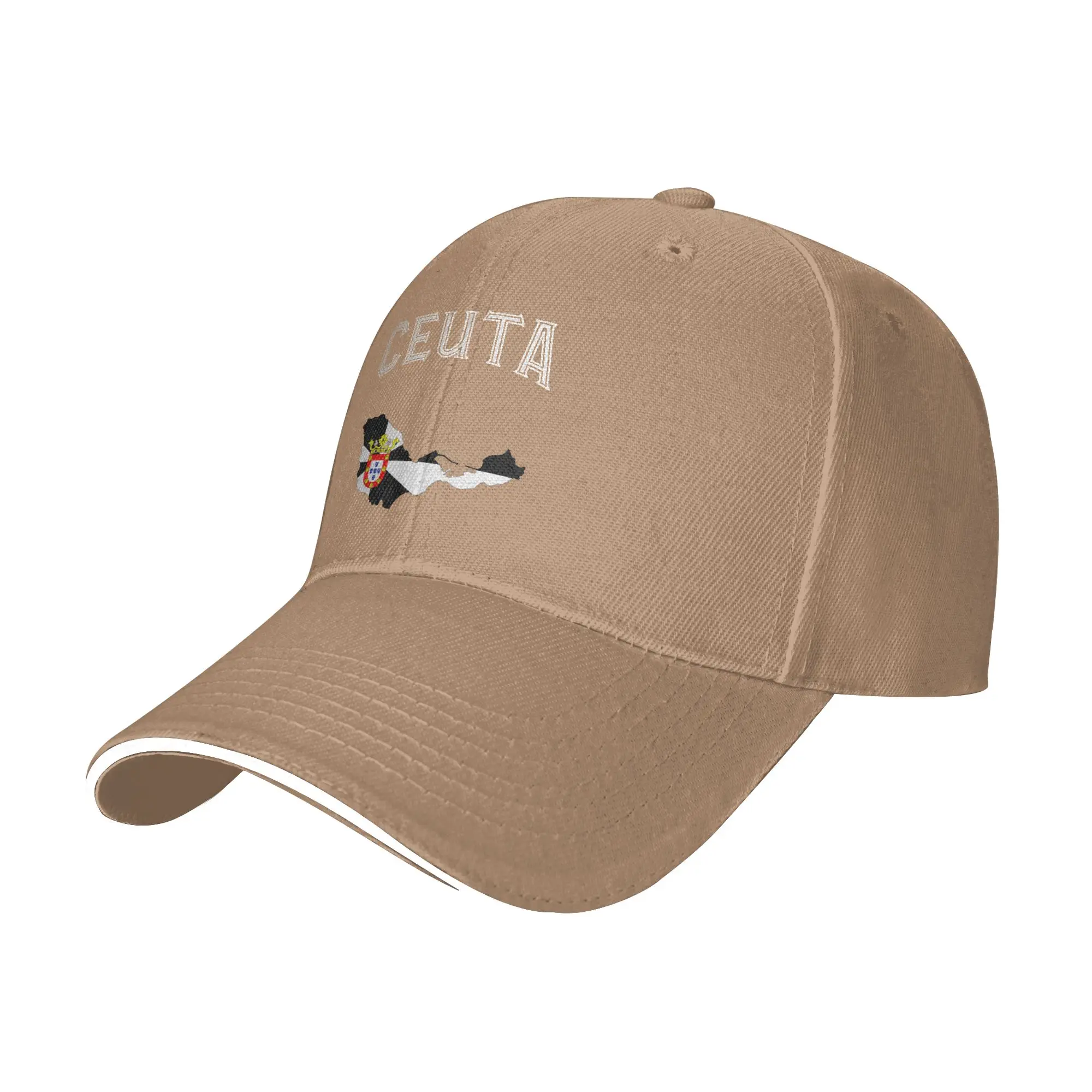Retro Ceuta Flag Vintage Throwback Sport  Outfits Men Women Baseball Cap  Dad Hat Fashion Daily Headwear Adjustable Fit Sun Cap