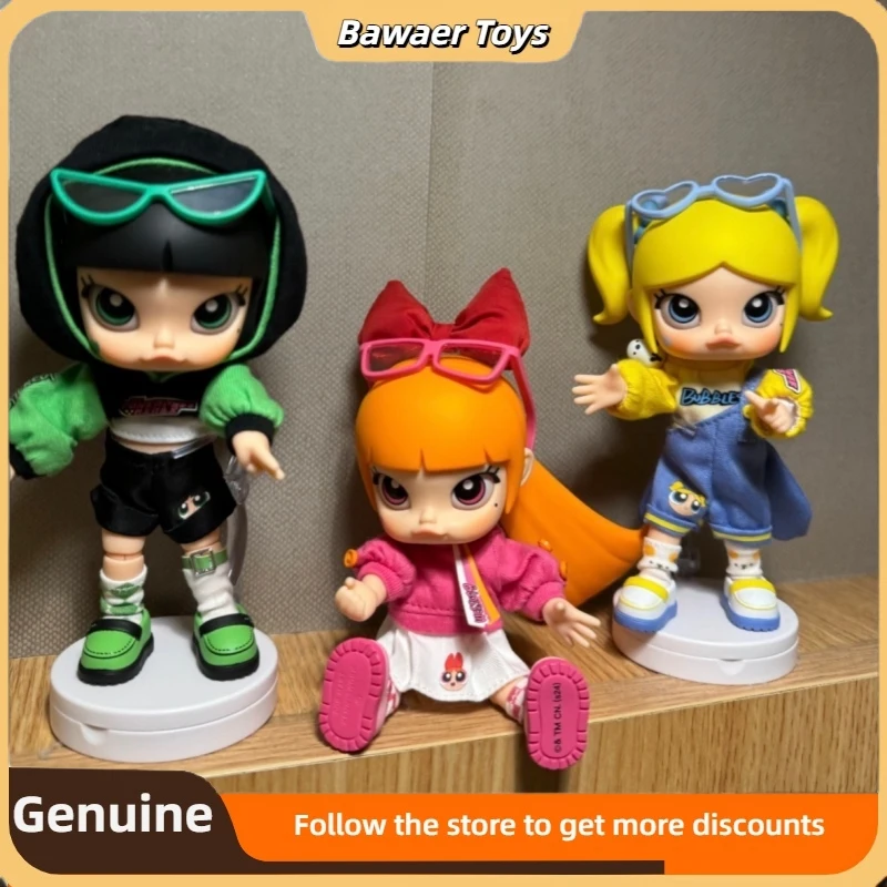 MOLLY×The Powerpuff Girls Action Figure POPMART MOLLY × The Powerpuff Girls Series 5.1