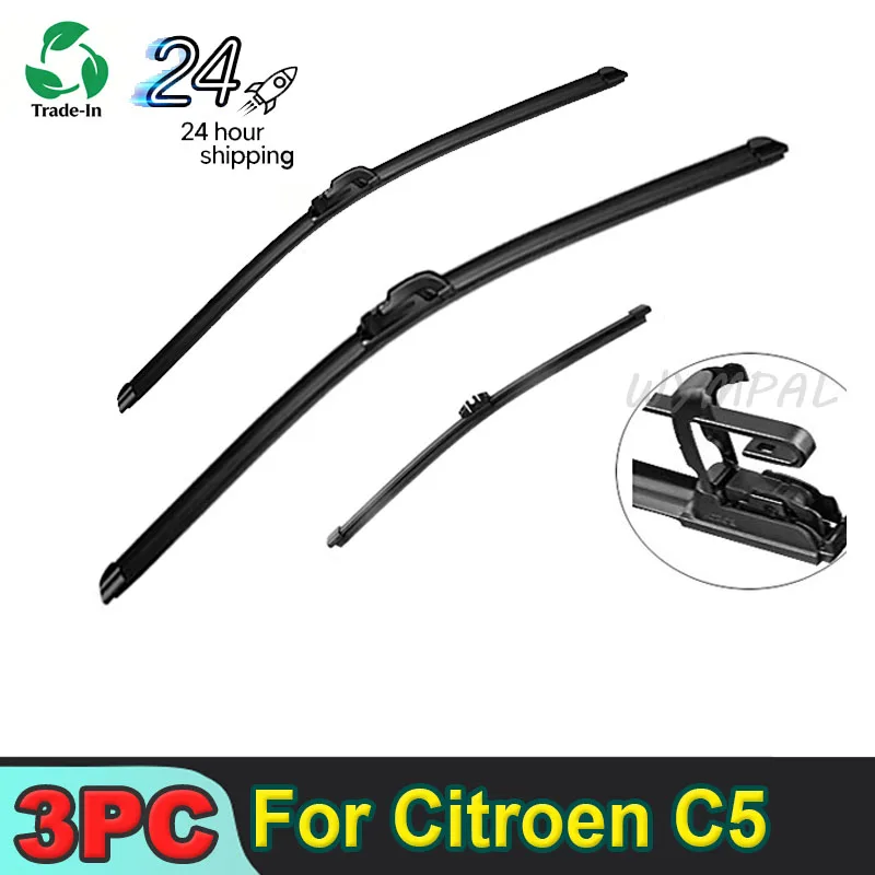 

Для Citroen C5 Estate 2008-2016 2009 2010 2011: Комплект передних и задних щеток стеклоочистителя (28"+22"+10")