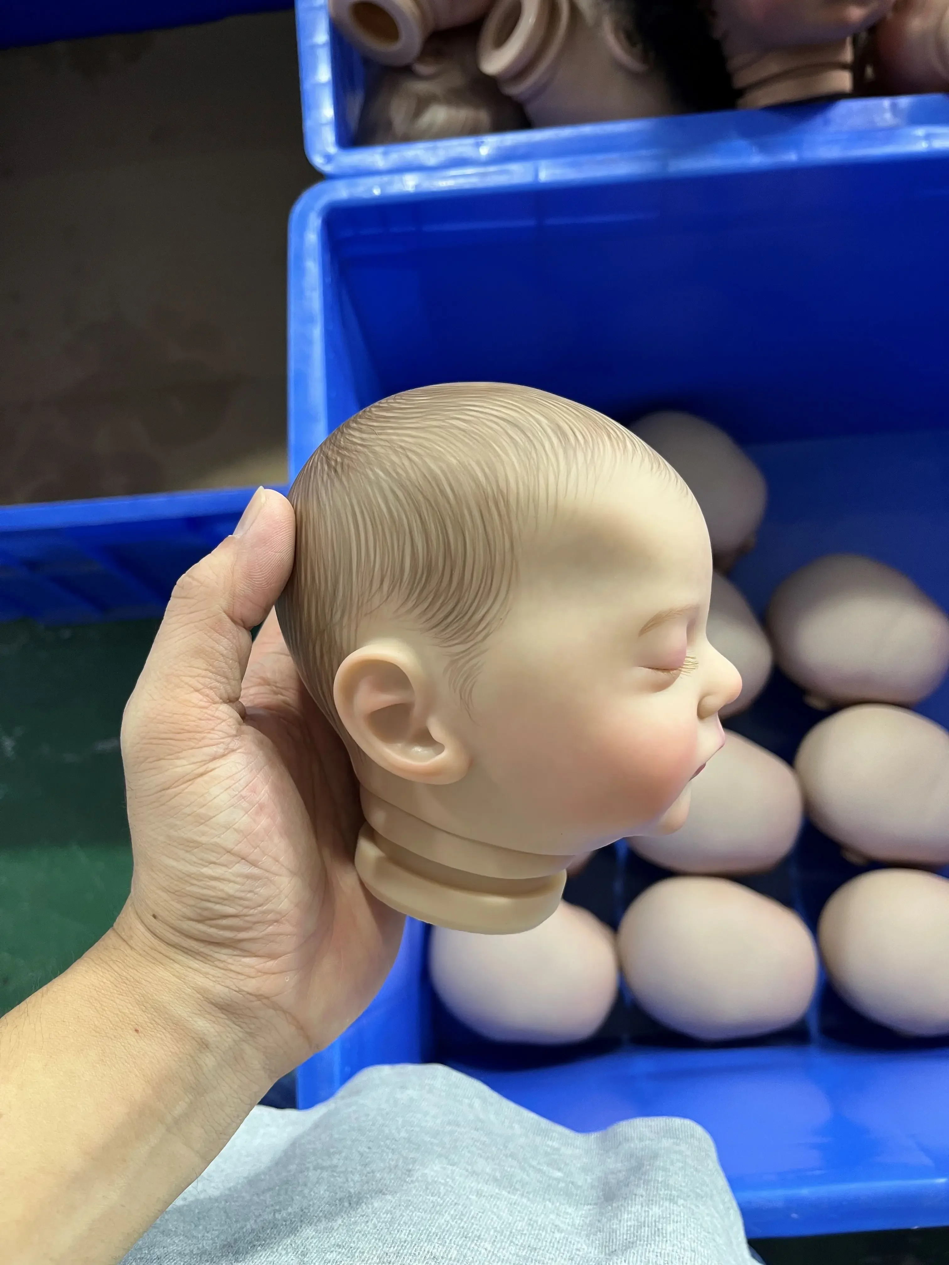 EGO 20inch Already Painted Finished Reborn Doll Alessia with Cloth Body Hand Painted with Visible Veins