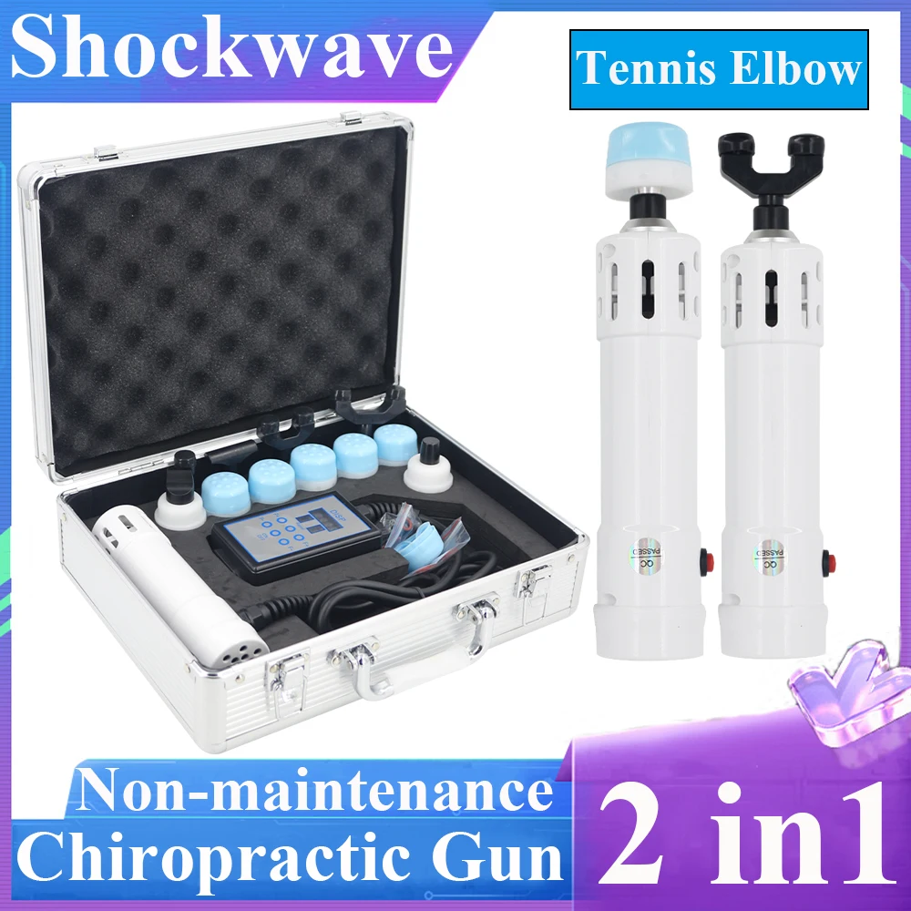 

Portable Shockwave Chiropractic Gun 11Heads Massager For ED Treatment Pain Relief Relaxation Shock Wave Therapy Machine 2 IN 1