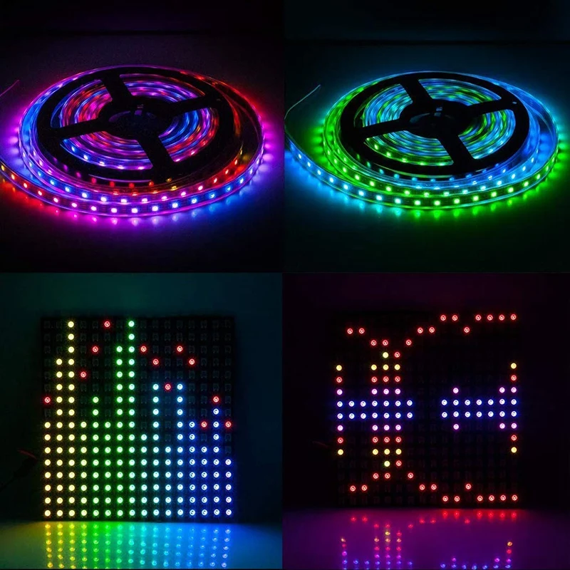 WS2812B SK6812 WS2815 Led Strip Light Controller SP105E SP110E WIFI SP108E SP501E Music SP107E SP601E DC5V-24V