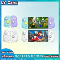 MOBAPAD M6S/M6 HD Gemini 2 Bluetooth Game Controller,Joypad with Hall Joystick Left Right Handle Grip Console For NS OLED Custom
