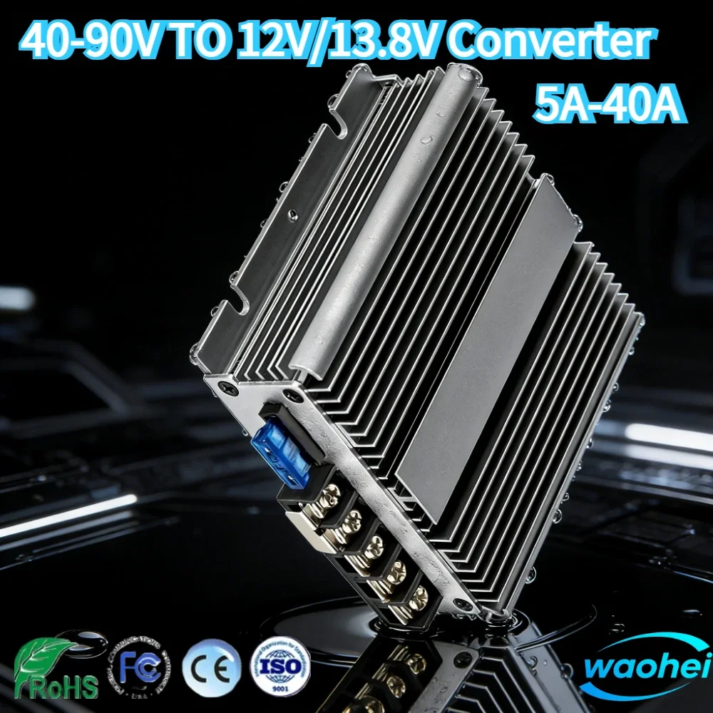 40-90V TO 12V 13.8V 20A DC DC Step Down Converter 5A-40A Regulator Stabilizer Reducer ModuleOutput Power Supply Module forCar CE