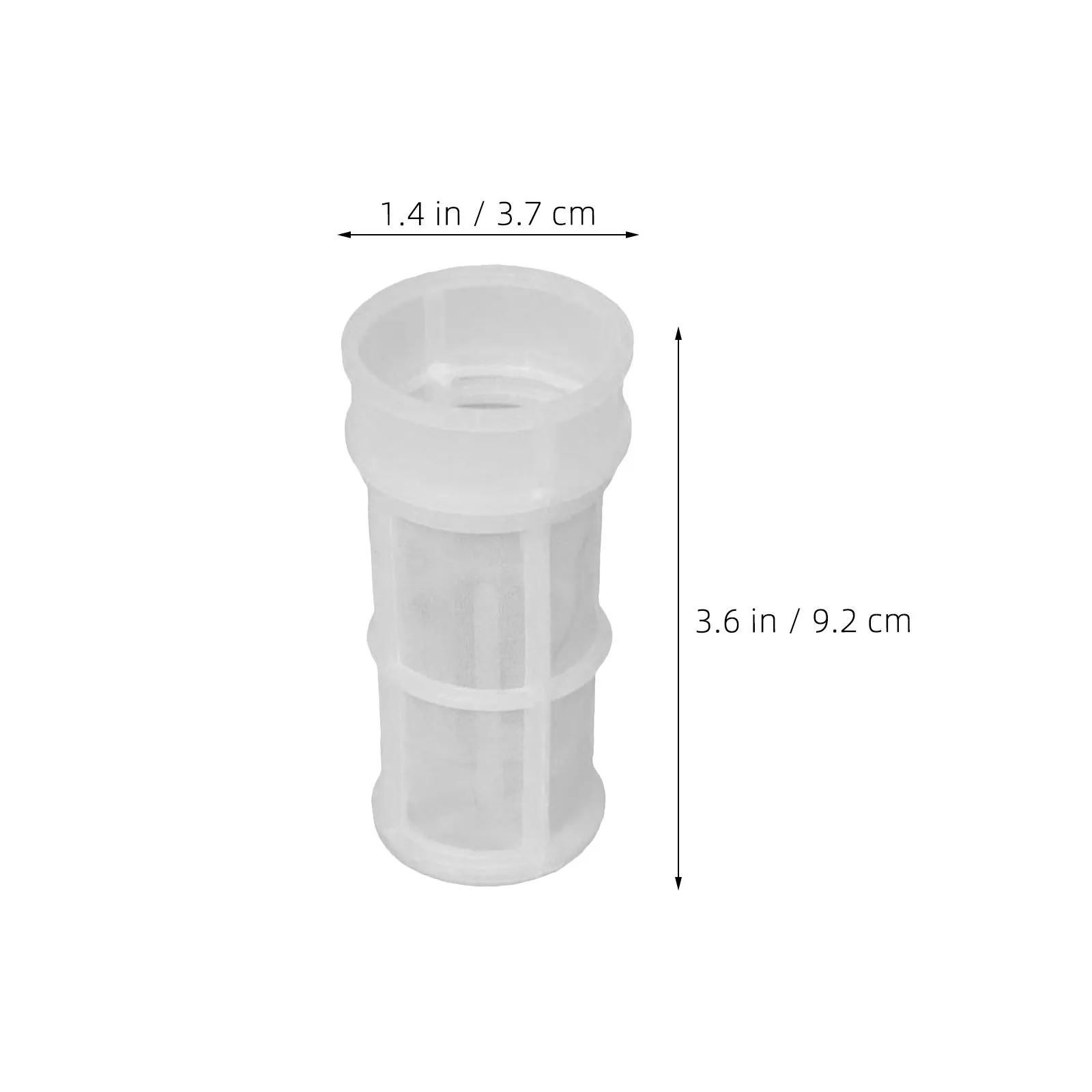 2개입 선외기 탱크 메쉬 스크린 필터 플라스틱 인렛 스트레이너 오일 분리기용 범용 보트 연료 시스템 보호 교체품