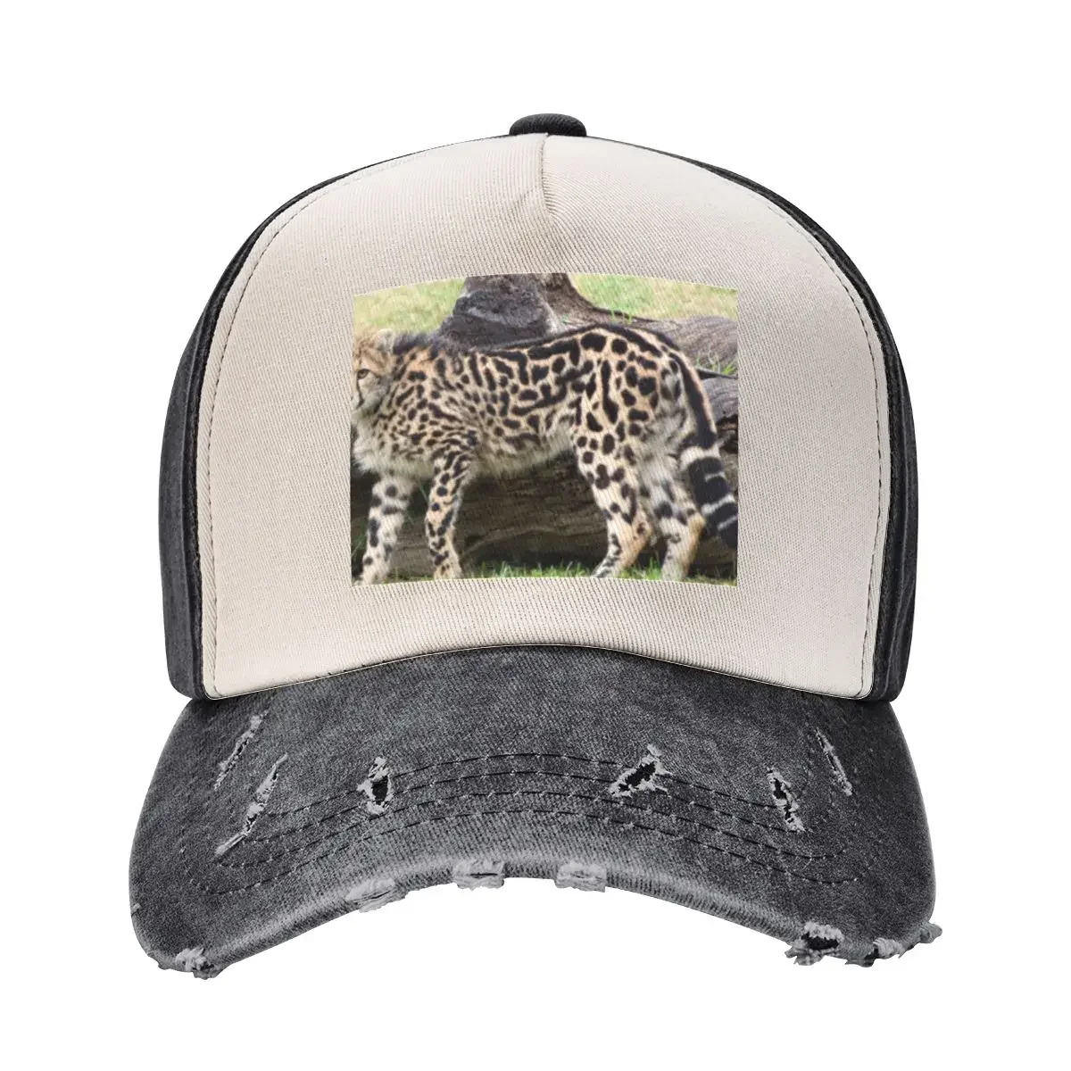 

Female - King Cheetah Baseball Cap custom caps hiking hat Big Size Hat Women's Golf Wear Men's