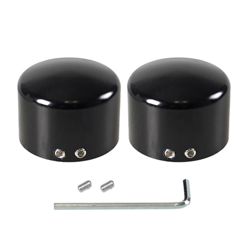 

Front Nut Cover Compatible for Sportster Touring VRSC Electra Glides Forty Eight Motorcycle 1 Pair