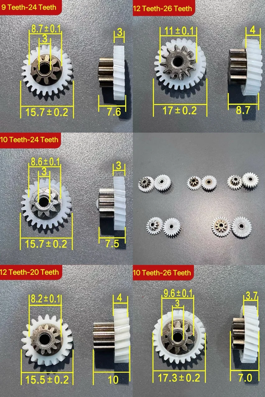 DSD/SL/FT Universal Fully Automatic Intelligent Electronic Password Door Lock Motor Reduction Nylon Gear 9-26 Teeth Low-noise