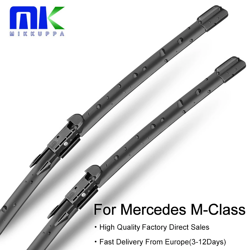 Mikkuppa Wiper Blades for Mercedes Benz M Class W164 W166 ML 250 280 300 320 350 400 420 450 550 63 AMG CDI