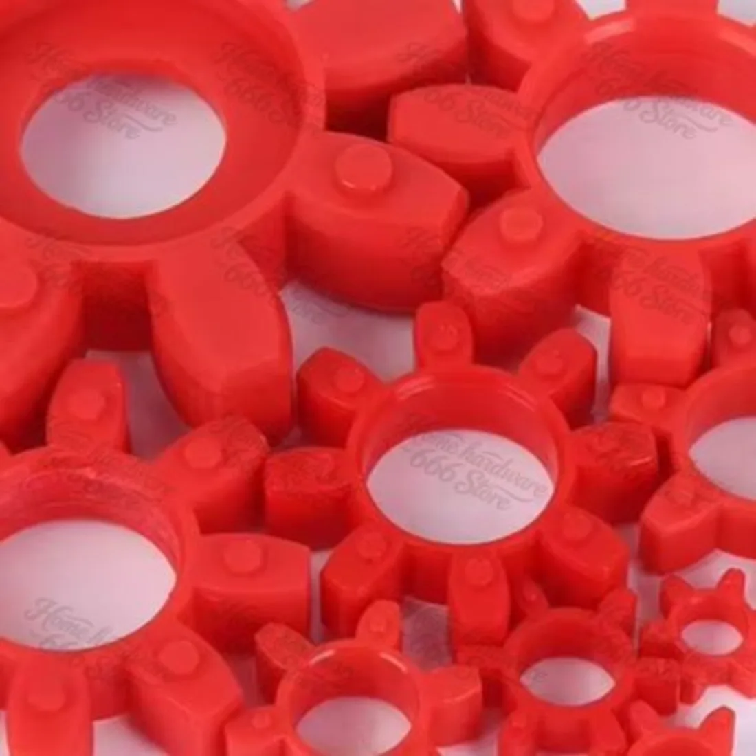 1PC GR Plastic Spider for Shaft Coupling Suitable All Hubmachines GR10/14/19/24/28/38/42/48/55/65/75/90 Plum-type Coupling Cush
