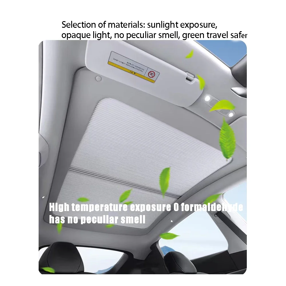 Protetores de sol retráteis para carro personalizados de alta qualidade para modelo Tes Y